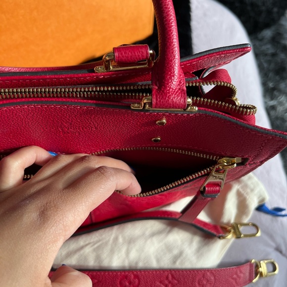Monogram Sully PM Red Handbag - Picture 6 of 9
